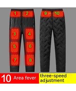 USB Cotton Heating Pants Winter Warm 3 Heating Options &amp; Power Pack - $23.27+