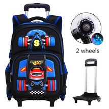 Trolley school bag orthopedics schoolbags for Boy Girl Children waterpro... - £111.33 GBP