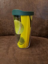 TERVIS Hot and Cold Tumbler 16oz Tennis Balls Tennis Racket with Green Lid - $12.98