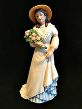 Vintage Homco Charlotte Rose Victorian Lady Woman Porcelain Figurine  #1468 - £23.50 GBP