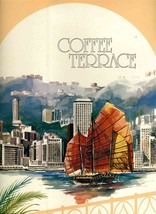Coffee Terrace Ice Cream Menu Hyatt Regency Hotel Hong Kong 1980s China - £31.25 GBP