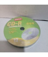 Staples CD-R 700 mb  80 minutes 52x speed 12 pack FACTORY SEALED - €2,54 EUR