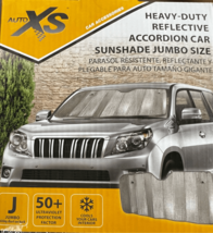 Heavy Duty Auto XS Sunshade Reflective Accordion Car Windshield Cover Ve... - $9.88