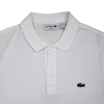 Lacoste Slim Fit Polo Shirt Mens Small White Preppy Crocodile Logo - $23.55