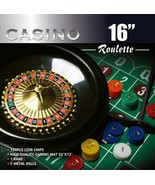 DA VINCI 16 Inch Roulette Wheel Game Set with Small Size Felt  - £55.46 GBP