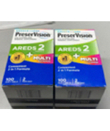PreserVision Areds 2 +Vitamin 100 Count, Lot of 2, Exp 12/2023  - £31.56 GBP
