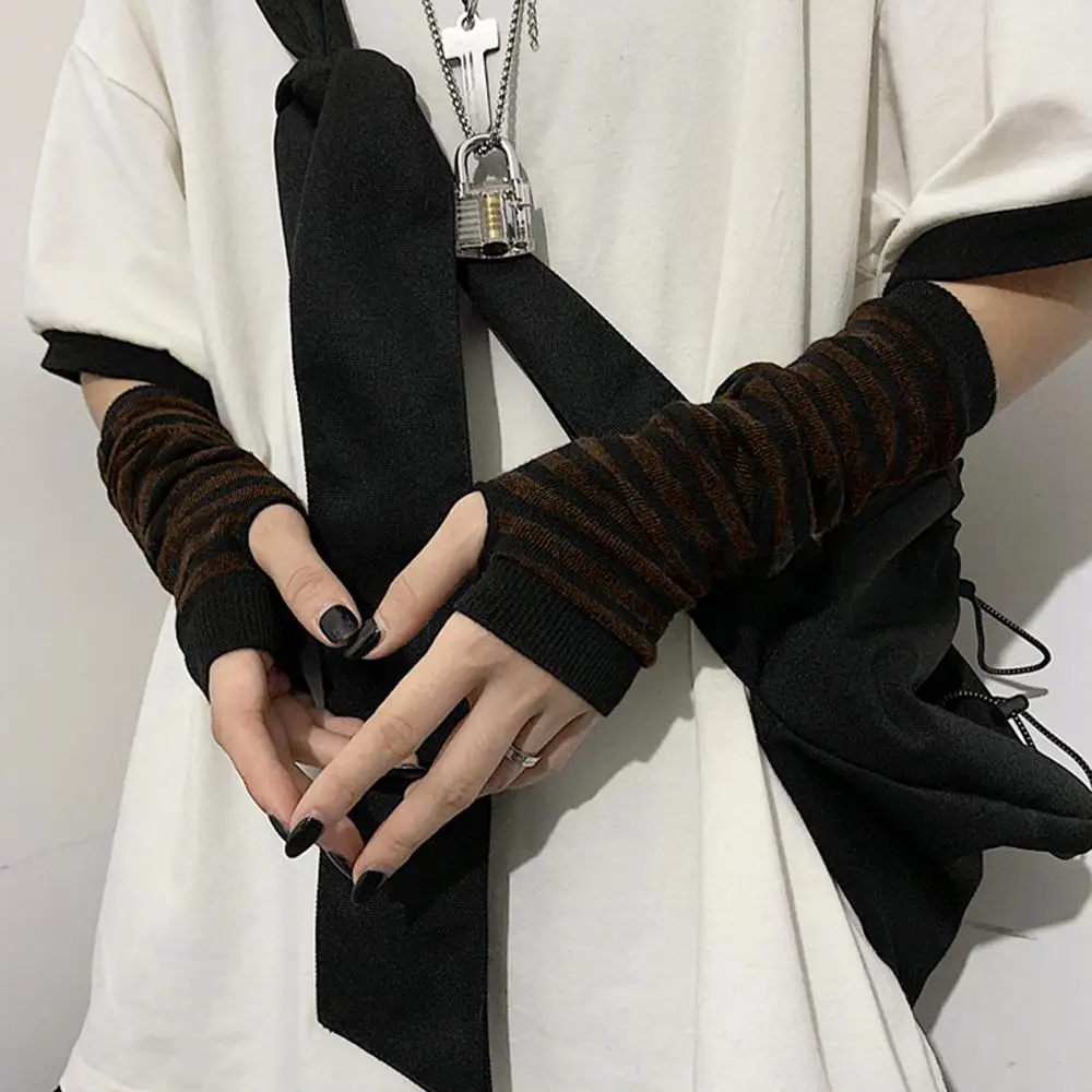 Fashion Women Lady  Elbow Gloves Warmer  Long Fingerless Gloves Elbow Mittens Ch - £40.26 GBP