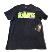 New NWT Seattle Seahawks '47 Brand NFL Blitz Strike Helmet Large T-Shirt - £18.16 GBP
