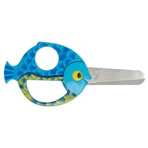 Fiskars Children's Animal Scissors with Fish Motif, From 4 years, length: 13 cm, - £9.84 GBP