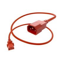 UNC Group PWCD-C13C14-15A-02F-RED POWER CORD C13 - C14, 14AWG, 15AMP, 25... - $505.73 MXN
