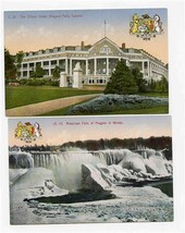 The Clinton Hotel and Frozen American Falls Postcards Niagara Falls  - £13.93 GBP