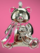 Harvey Lewis 2018 Big Sister Pink Teddy Bear Silver-Plated Ornament - $9.49
