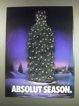 1991 Absolut Vodka Ad - Absolut Season - $18.49