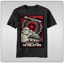 Star Wars StormTroopers Revolution Propaganda Poster Logo T-Shirt , NEW UNWORN - £13.65 GBP
