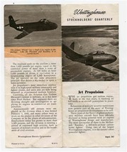 Westinghouse Stockholders Quarterly August 1947 Jet Propulsion - $17.82