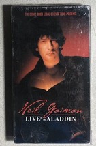 NEIL GAIMAN Live at the Aladdin (2000) CBLDF production vintage sealed VHS tape - £15.57 GBP