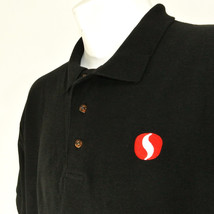SAFEWAY Grocery Store Logo Employee Uniform Polo Shirt Black Size XL NEW - £19.99 GBP