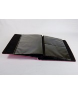 Photo Album, Pink Cowhide Leather Cover, 20 Pages, Holds Eighty 4&quot; x 6&quot; ... - £19.47 GBP