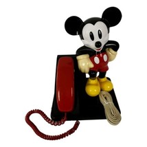 Disney Mickey Mouse Telephone Touchtone AT&amp;T 14 in 1994 Working - £79.86 GBP