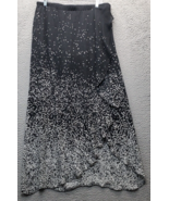 Haute Hippie Wrap Skirt W/ Liner Womens Large Multi Silk Gradient White ... - $860.43 MXN