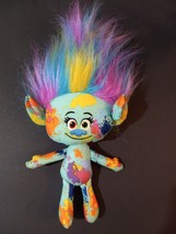 Dreamworks Trolls Harper Doll Painter Plush Rainbow - $6.99