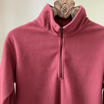 Cabela’s Lightweight Fleece 1/4 Zip Pullover Shirt Clay Terracotta S - $18.00