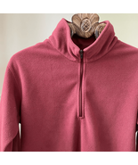 Cabela’s Lightweight Fleece 1/4 Zip Pullover Shirt Clay Terracotta S - $335.69 MXN