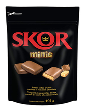 SKOR Chocolate Candy Bars with Buttered Toffee, Minis, 191 Gram - £14.36 GBP