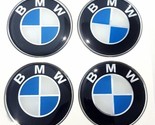 BMW Sticker Wheel Center Caps Rasin 60mm.( 6CM.) FITS OEM 1set Emblem Lo... - $23.75