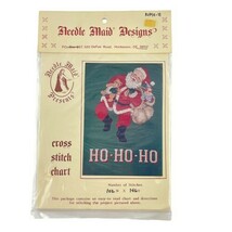 Needle Maid HO-HO Santa Cross Stitch Hand Embroidery CHART NMK-11 Christmas - $19.79 Needle Maid HO-HO Santa Cross Stitch Hand Embroidery CHART NMK-11 Christmas - $19.79