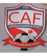 CAF Canadian Academy Of Futbol Soccer 2012 Youth Iron On Sew On Patch 3&quot;... - $4.94