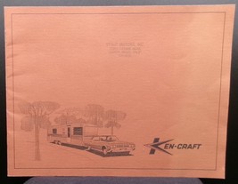 KEN-KRAFT Travel Trailer Various Models Advertising Booklet 1960s Illust... - $56.86 CAD