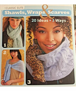 Classic Elite Shawls, Wraps &amp; Scarves: 20 Ideas * 3 Ways NEW Knitting Craft - $27.62 CAD