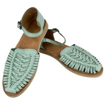 Macarena Collection Mint Hurache Sandal 10 Mexican Woven Maryjane - £28.77 GBP