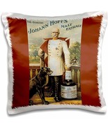 3dRose Johann Hoffs Malt Extract Man in Uniform w/ Black Dog 16&quot;x16&quot; Pil... - $19.00 CAD