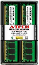 2Gb 2 X 1Gb Pc2-4200 Desktop Ddr2 533 Mhz Dimm 240-Pin Non-Ecc Memory Ram - £21.20 GBP