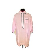 Ekouaer Nightgown Sleepwear Pink Black Women Sleepshirt Size Large - $20.60