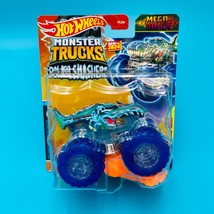 Power Smashers Mega Wrex Hot Wheels 1:64 scale includes crushed car - $14.05