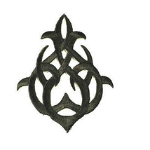 Black Arrow Celtic Knots Arrowhead Embroidered Iron On Applique Patch 4 ... - £12.32 GBP