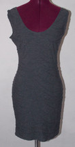 Xhilaration Womens Dress Medium Gray Sleeveless Scoop Neck Target Summer... - £7.81 GBP