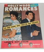#12 1959 Dell HOLLYWOOD ROMANCES MAGAZINE Liz &amp; Eddie Cover MONROE MANSF... - $24.74