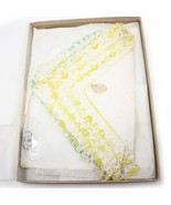 Vintage 6 Handkerchiefs Burmel &amp; Madeira - Crochet &amp; Embroidery in Box -... - $20.00