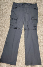 Prana Cargo Convertible Pants Womens Size 12 Gray Outdoor Performance Hi... - $23.00