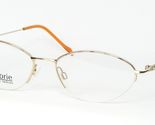 J.MORIE Licefa 43124 107 GOLD /OTHER EYEGLASSES GLASSES w/ Crystals 53-1... - $80.12
