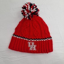 Houston Cougars Toboggan Winter Hats Togue Beanie Pompom Red White Navy Girls - £9.35 GBP