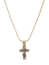 KICKY &amp; PERKY 925 Sterling Silver Mens Christian Cross Pendant Necklace,... - £106.28 GBP