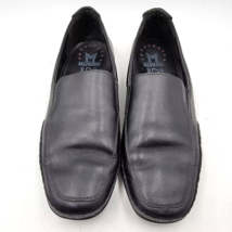 Mephisto Mens Edlef Black Leather Slip-On Loafers Driving Shoes USA Sz 8... - £47.44 GBP