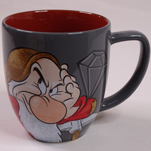 Disney Parks Exclusive Grumpy Portrait Stoneware Coffee Mug Snow White D... - $13.55