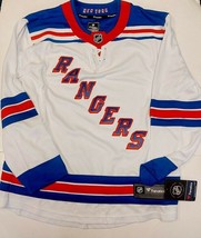 Fanatics NHL New York Rangers Breakaway Jersey Mens Size M White Red Blue - $93.12