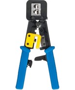 Intellinet RJ45/RJ12/RJ11/Modular Crimp Tool, Stripper and Cutter, Carbo... - $27.28 CAD